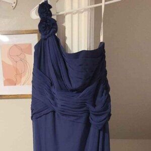 DB one-shoulder bridesmaid dress
